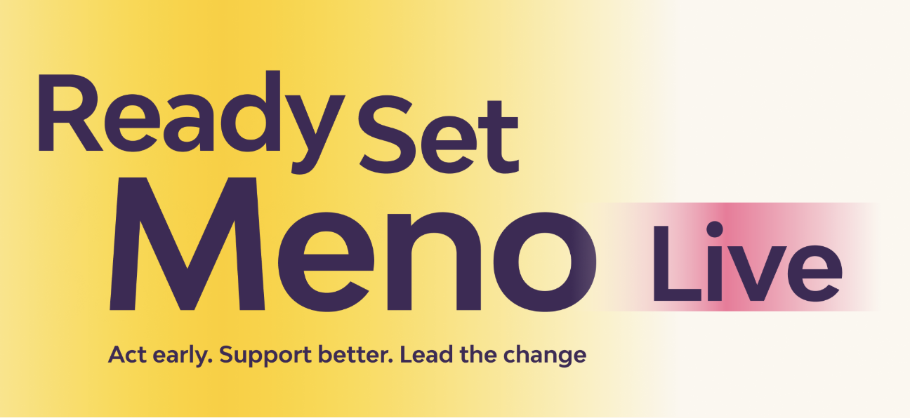  Ready. Set. Meno LIVE.