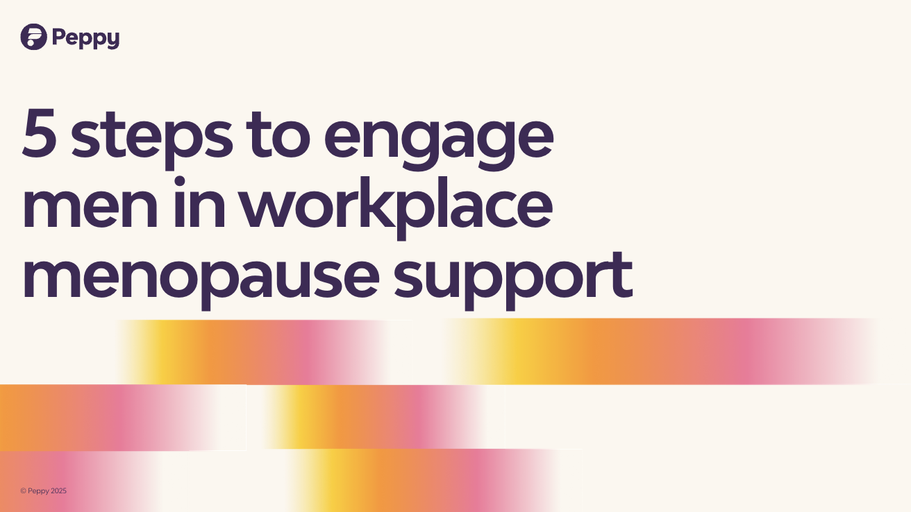  5 steps to engage men in workplace menopause support